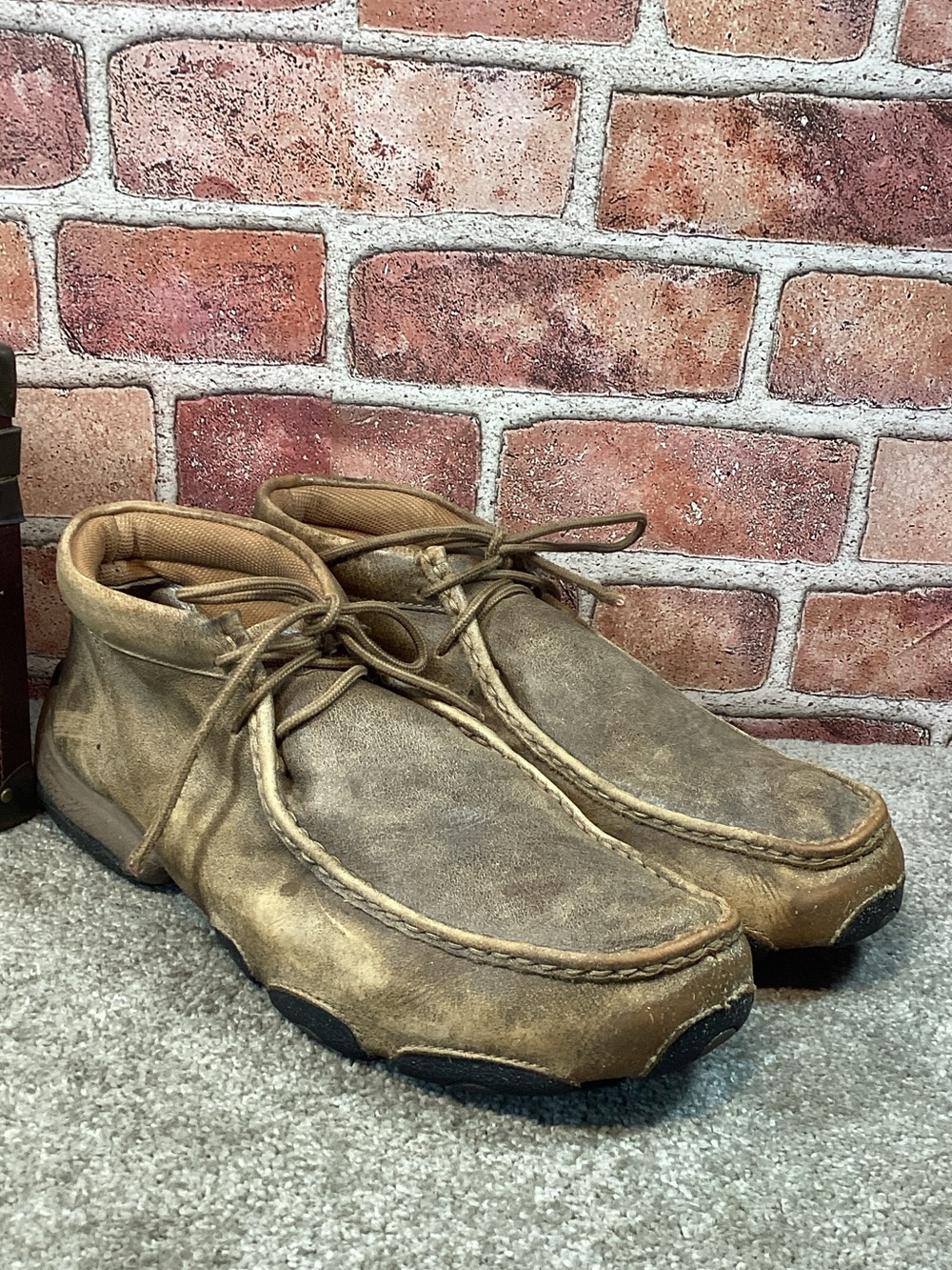 Twisted X Men’s Chukka Moc driving shoes size 12